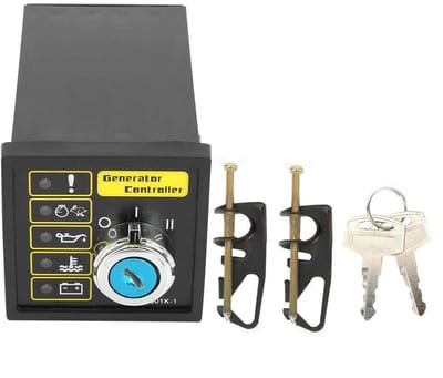 Allecto - Controller van generator - DSE501K - Eenvoudig te gebruiken - Zwart - Elektronisch - Voor 5000 Watt generator - Inclusief startmodule