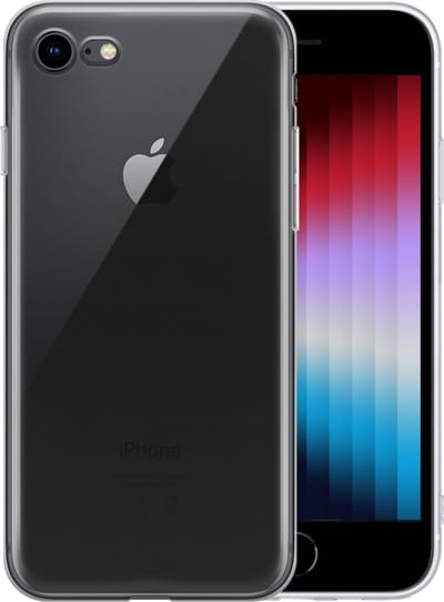 Hoesje - Geschikt voor Apple iPhone SE (2022) - Sterk & Shockproof - Hoes Cover - Siliconen Case - Telefoonhoesjes - Transparant