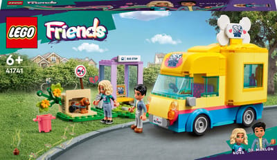 LEGO 41741 Friends Honden reddingsvoertuig, Dieren Speelset voor Kinderen vanaf 6 Jaar