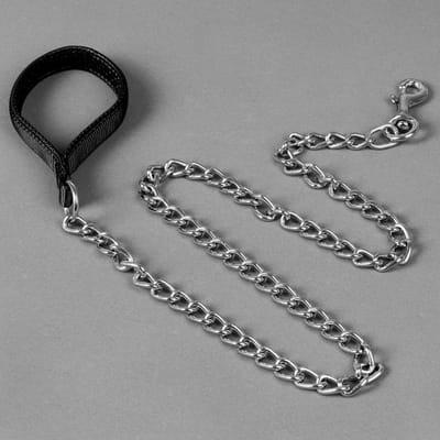 120cm/4ft Hondenketting Zware Hondriem Zacht Gewatteerd Handvat Lijn Perfect Voor Grote & Middelgrote Huisdieren Wandelen Training Reizen (as the picture,S 2mm x 120cm)
