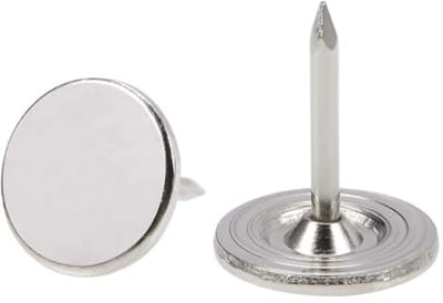 25 stuks Heavy Duty platte kop pushpins voor muur en prikborden - decoratieve duimspijkers voor thuis, kantoor en doe-het-zelf