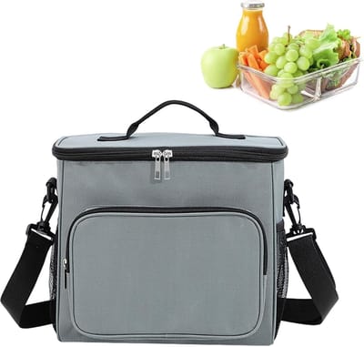 Geïsoleerde Lunchtas - Koeltas - Picknicktas - Lunchzakjes - Thermotas - Bento-Lunchtas Met Schouderbanden voor Vrouwen En Mannen - Food Container voor Picknick - BBQ - Camping - Uitstapjes - Winkelen - Auto