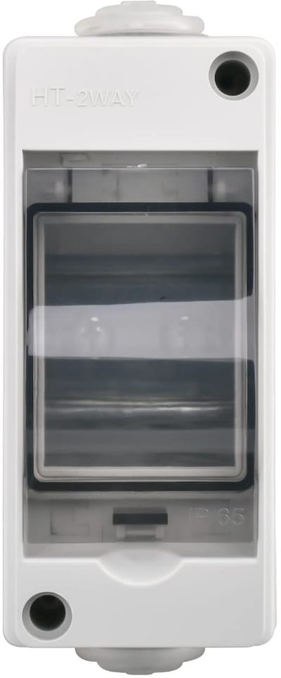 Store_7 - Opbouwverdeelkast - Waterdicht - Compact formaat - Zekeringkast voor elektriciteit - Communicatie - 2 modules
