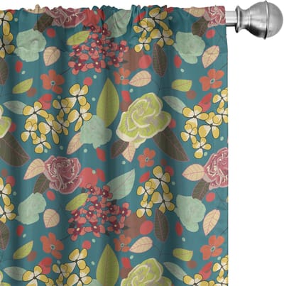 ABAKUHAUS – Tuinkunst Gordijnen 2x75x245 cm – Microvezel