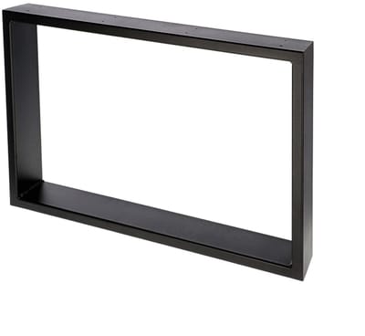 Seart KWADRO LOFT - Metalen Tafelpoot - 60x40 cm - Zwart - Industriële Ontwerp