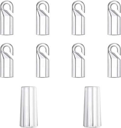 10 Stuks Transparante Plastic Wandhaakjes voor Gordijnen - Vervangset voor Jaloezieën en Gordijnopeners met Grip en Haak voor Gemakkelijk Gebruik