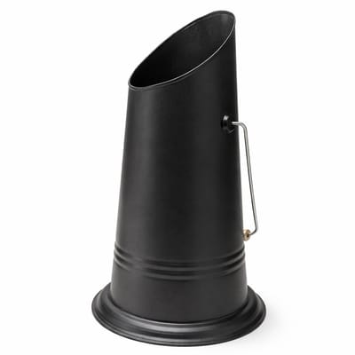 Pellet Schep voor Pelletkachel – Zwarte Metalen Houtpellets Vul- en Doseerschep – met Handvat – H:50CM