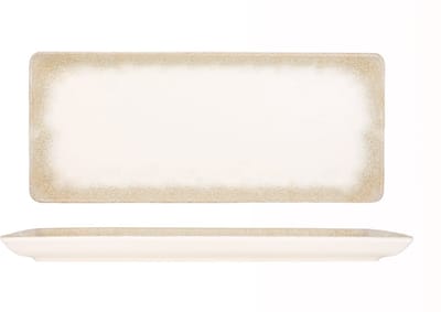 Kütahya Porselen Serveerschaal - Glow - Porselein - 35x15 cm - set van 2