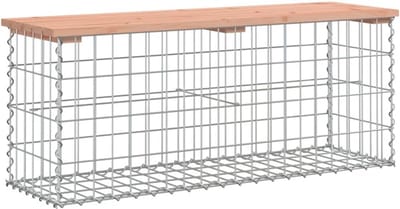 Tuinbank Gabion Design 103x31.5x42cm Massief Douglas Hout Buitenbank