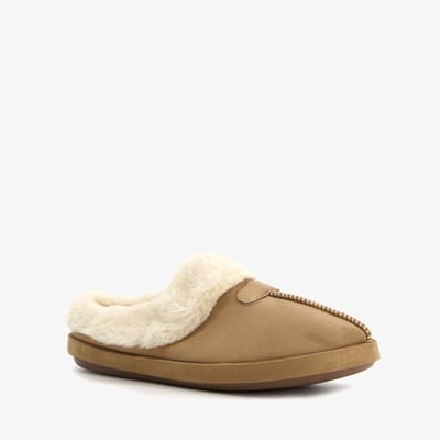 Thu!s instap pantoffels beige - Maat 36 - Sloffen