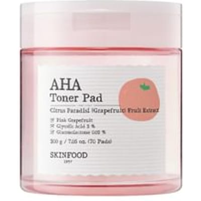 SKINFOOD - Pink Grapefruit AHA Toner Pad 70 pads