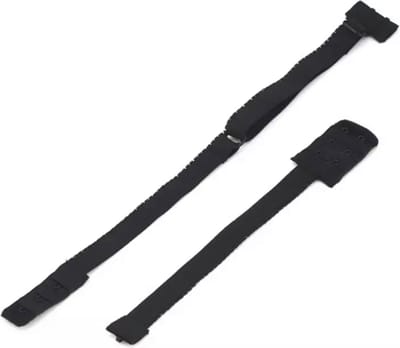 BH Open Rug - Low Back Straps voor Blote Rug - Zwart - DELAGO