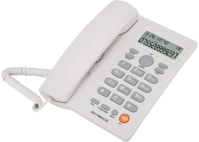 Dailygoody - Universele Vaste Telefoon - Handsfree Bellen - Ruisonderdrukking - Wit - Nummerweergave - Geschikt voor Thuis en Kantoor