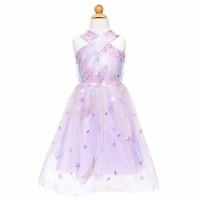 Great Pretenders Verkleedkledij Taylor Swift Eras jurk met vleugels - Paars - Maat 3-4 jaar