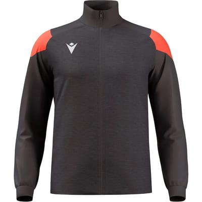 Macron Glory Prometheus Top Full Zip Heren - Antraciet / Coral Fluor | Maat: 3XL