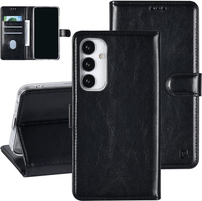 UNIQ Accessory Galaxy S23 FE Book Case hoesje Pasjeshouder - Zwart