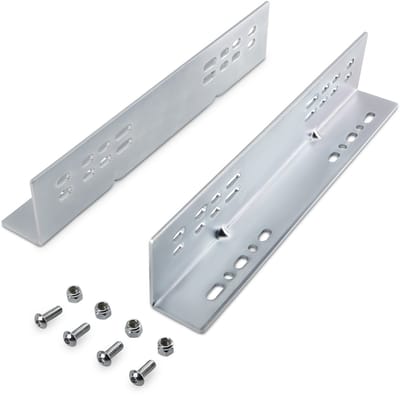 JUNKER 1 paar montagebeugels KW1-250-H76-L305 lengte 305 mm (12") voor bodem- en platformmontage van de volledig uittrekbare ladegeleiders voor zware lasten KV1-250-H76