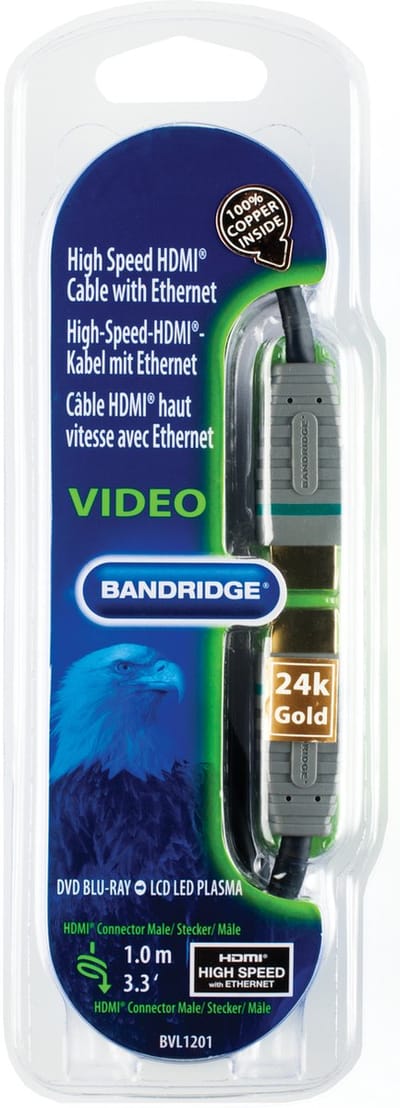 Bandridge BVL1201 audio-/videokabel