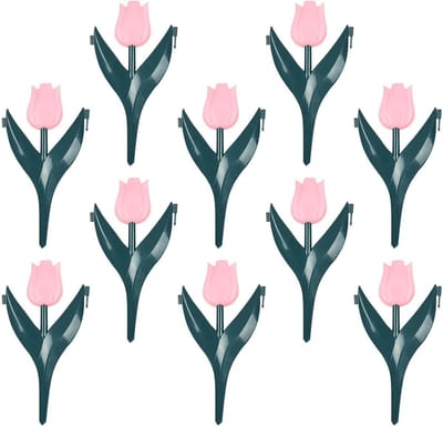 Bloembedrand 10 Stuks - Tuinrand Blokken - Tuin Ontwerpen - Decoratief Bloemblok - 30x25cm - Roze