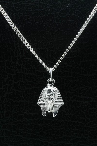 Zilveren Toetanchamon ketting hanger