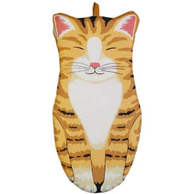 1 stuks Schattige Kattenpoot Ovenwanten Hittebestendig Antislip Lange Handschoenen Katoen Bak Isolatie Magnetronhandschoenen Kattenpoot Handschoenen