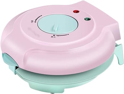 IJshoorntjes Maker - Wafelrol Machine - Zelf Hoorntjes Maken - Automatische Dikte Aanpassing - 750 W - Roze