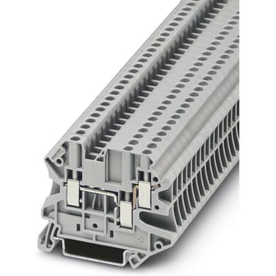 Phoenix Contact 3044513 Doorgangsserieklem 5.2 mm Schroeven Grijs 50 stuk(s)