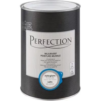Perfection Ultradekkend Muurverf - Zijdeglans - Fluweel Grijs - 1l