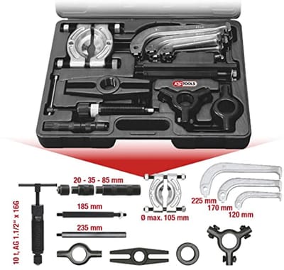 Hydraulische Tractor Set 2 en 3 Arm, 22 Stuks - Multifunctioneel Gereedschap voor Efficiënt Onderhoud
