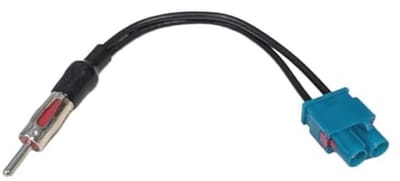 ISO naar dubbele 2X Fakra DIN Radio Antenne Adapter