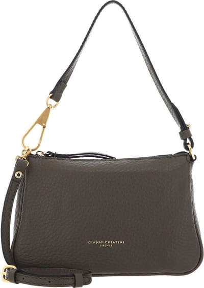 GIANNI CHIARINI Leren Schoudertas Brooke Crossbody Bag Guam Green Kaki