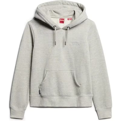 Dames sweatshirt met capuchon en logo Superdry Essential