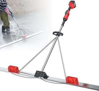 Beton Triller - Dekvloer machine - Beton Afwerken - 9 Snelheden Instelbaar - 1.5m Schraper - Grijs