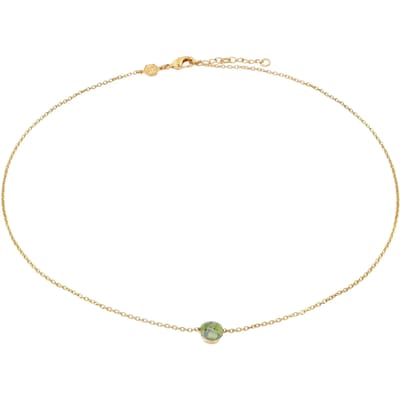 Peridot stenen collier voor dames Sloya Aurora