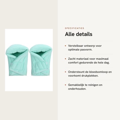 Dailygoods- Voetsteun Verstelbaar - Voetsteun Bed - Antidecubitus Kussen - Hielkussen - Zacht Sponsontwerp - Geschikt voor Ouderen - Enkelsupport