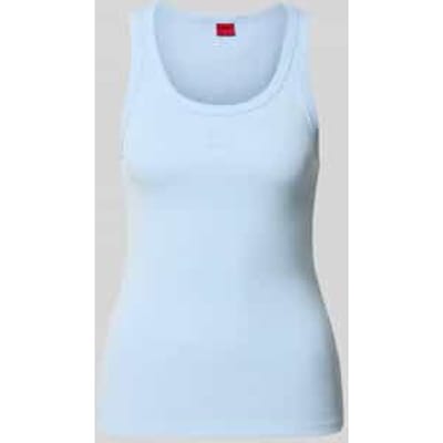 Slim Fit Tanktop van katoenmix model 'DATAMIA'