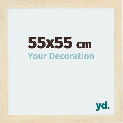 Your Decoration - Fotolijst 55x55 cm - MDF - Zand Geveegd - Mura