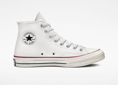 Converse Chuck 70 Hi Ivory Unisex Sneakers Wit Rood 162056C 42