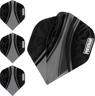 ABC Darts - Dart Flights Pentathlon - Tribal Zwart - 10 sets