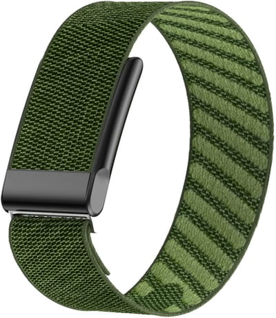 Strap-it Gebreid bandje Nylon geschikt voor WHOOP 5.0 - Donkergroen