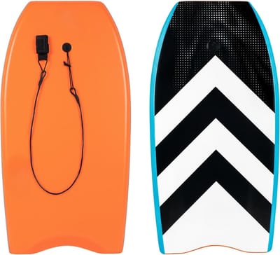 RUX® Bodyboard Kind - Skimboard - Bodyboard - Oranje - 104cm x 49cm x 1cm