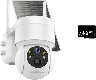 Beveiligingscamera Zonne-energie - Outdoor Camera Wifi - Woningbeveiliging - 4MP HD Video - IP65 Waterdicht - One Color