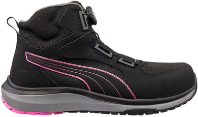 PUMA ASPIRE PINK DISC MID S3S ESD FO HRO SR 632950234000038 Veiligheidsschoenen S3S Schoenmaat (EU): 38 Zwart, Pink 1 paar