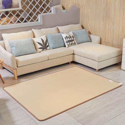 Verwarmde Vloermat - Elektrisch Kleed - Comfort Verhoging - Snelle Verwarming - 150x200cm - Grijs
