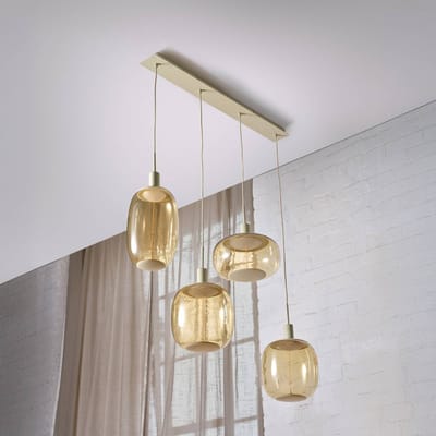 OSRAM Decor hanglamp Needle Linear 4xE27, beige, staal, geschikt voor decoratieve lampen, IP20