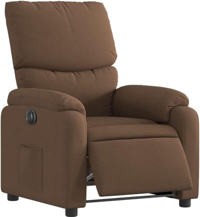 Elektrische Fauteuil - Verstelbare Leunstoel - Ontspannen Zitten - Elektrische Verstelling - 75x99x99cm - Bruin