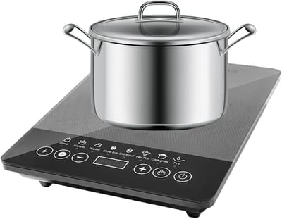 Inductie Kookplaat - Draagbaar Fornuis - Koken Thuis - Automatische Spanning Omschakeling - 30 x 40 cm - Grijs