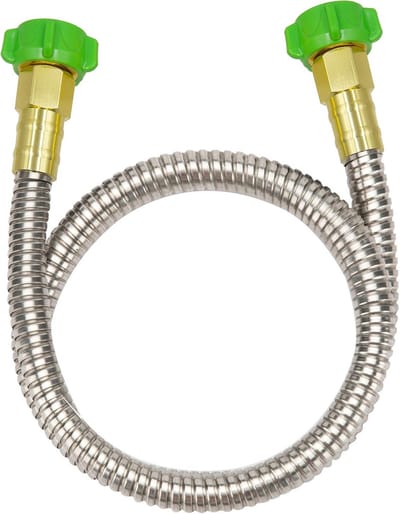 Stainless Steel Korte Tuinslang met Metaal Connector - Flexibele en Lichtgewicht Waterdouche