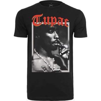 Urban Classics Tupac - Tupac California Love Heren T-shirt - L - Zwart