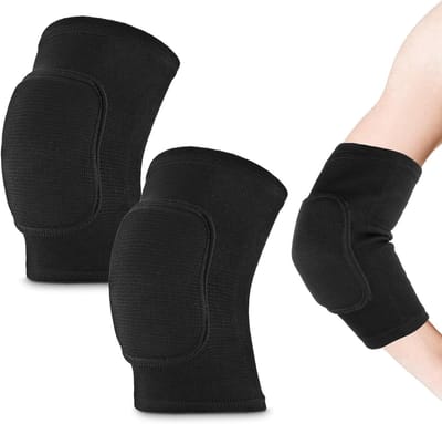 Ademende Compressiesleeve voor Kinderen, Zachte Elleboogbeschermer van Polyester voor Jongens en Meisjes, Perfect voor Volleybal, Skaten en Fietsen